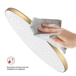 Верхний душ Raglo R451.50.03 25см золотой сатин