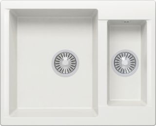 Мойка кухонная Polygran BRIG-620 белый хлопок 473394