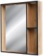 Зеркало-шкаф с подсветкой Bellezza Бруно 70см табакко 00000011806