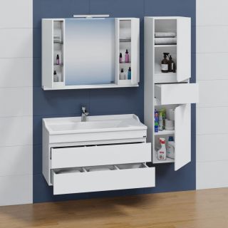 Тумба под раковину СанТа Марс 700299 100см белый