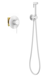 Гигиенический душ со смесителем Timo Saona 2389/16SM белый матовый
