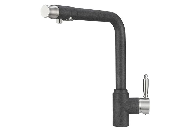 Смеситель для кухни Granula 2301, ГРАФИТ графит
