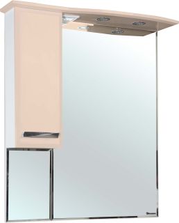 Зеркало-шкаф с подсветкой Bellezza Балтика 90см левый бежевый 00000005368