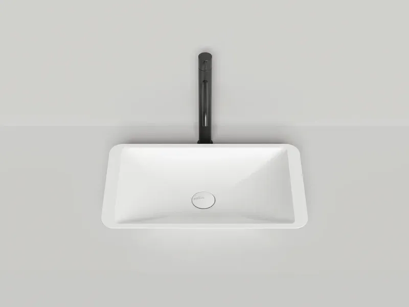 Накладная раковина Salini Callista 03 S-Sense 1101107G 58см белый глянцевый