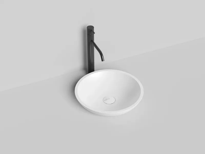 Накладная раковина Salini Callista 05 S-Stone 1101205SMRH 37см RAL снаружи