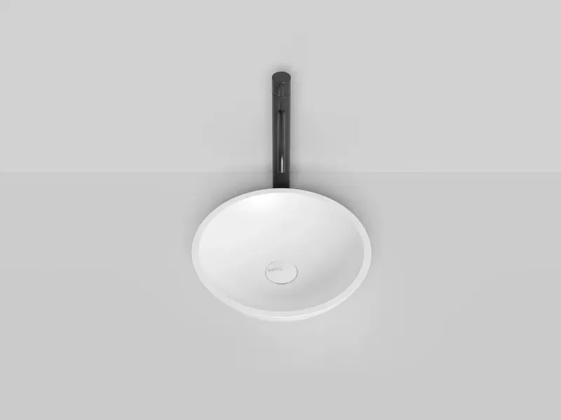 Накладная раковина Salini Callista 05 S-Stone 1101205SM 37см белый матовый