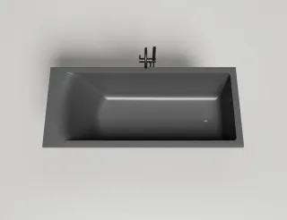 Ванна из искусственного камня Salini Cascata Kit S-Sense 104513MRF 180x80см RAL полностью