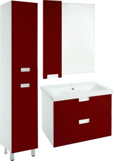 Тумба под раковину Bellezza Пегас 70см красный 00000007774