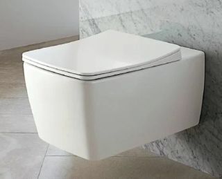 Чаша унитаза подвесного VitrA Metropole Rim-Ex с функцией биде и встроенным смесителем 7672B003-1684