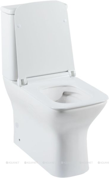 Унитаз-компакт Aquanet Rimless Cube-C CL-12248B 210759 белый