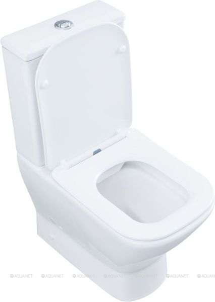 Унитаз-компакт Aquanet Fine Rimless FINE-C Soft Close 273786 белый