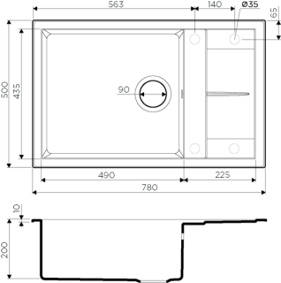 Мойка кухонная Omoikiri Sumi 78-LB-GR leningrad grey