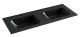 Мебельная раковина Ceramica Nova Element CN7004MB двойная 121см чёрный матовый