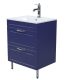 Напольная тумба с раковиной IDDIS Oxford OXF60N0i95K 60см синий