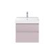 Тумба под раковину Kerama Marazzi Cubo CUB.60.2\MAL 60 см мальва матовая