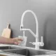 Смеситель для кухни Rose R558C белый