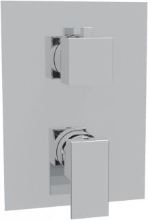 Встраиваемый однорычажный смеситель для душа с 5-и позиционным переключателем, хром Cezares CZR-VDIM5-01-Cr