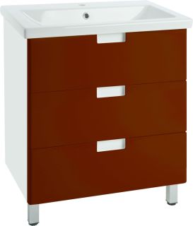 Тумба под раковину Bellezza Пегас 70см красный 00000007778