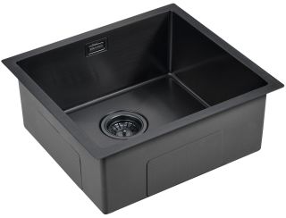 Мойка кухонная Paulmark Wesser PM804844-GM воронёная сталь