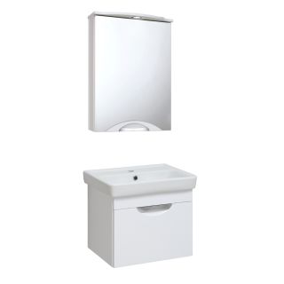 Зеркальный шкаф Runo правый Ибица 50 (00000001075)