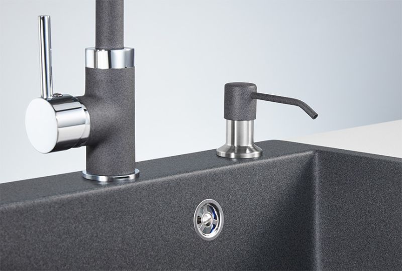 Дозатор Granula 1403, ГРАФИТ (ЧЁРНО-СЕРЫЙ)