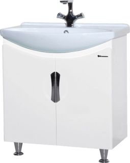 Тумба под раковину Bellezza Лагуна 65см белый 00000001375
