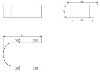 Пластиковая панель для подвесного унитаза TOTO SG 9AE0017 белый