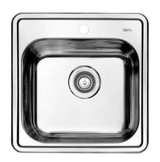 Кухонная мойка IDDIS Strit STR48P0i77S с сифоном 48см сталь