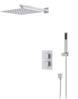 Душевая система DQ Bayern.Liszt DA2515708A04 с термостатом белый матовый