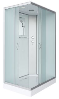 Душевая кабина Niagara NG-43185-14Q 110x80см серебро/матовое