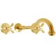 Смеситель для раковины Rav Slezak Morava retro MK131Z золото