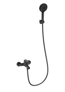 Смеситель для ванны с душем Wonzon & Woghand Alfa WW-AE3204-BGG тёмный графит