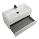 База под раковину Cezares подвесная с двумя выкатными ящиками, Альпака Брашированная, 1000x457x500, DUET-N-1000-2C-SO-AS-P
