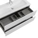 База под раковину Cezares подвесная с двумя выкатными ящиками, Bianco Opaco, 1200x457x500, DUET-N-1200-2C-SO-BO