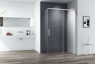 Душевой уголок CEZARES DUET SOFT-M-AH-1-130/80-C-Cr