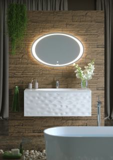 Зеркало с подсветкой Clarberg Ellipse ELI0210 100см