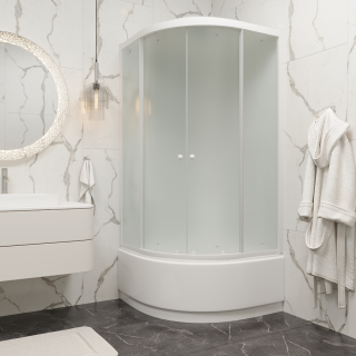 Душевая кабина Parly Bianco 80x80см EB821