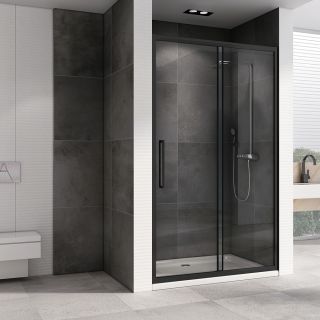 Душевая дверь ABBER Schwarzer Diamant 120см чёрный AG30120BH