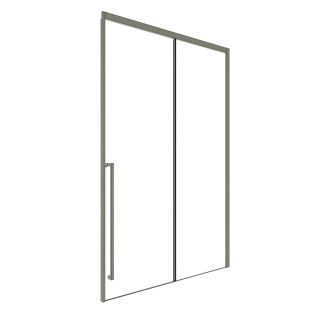 Душевая дверь в нишу Timo T48L 120 см левая никель