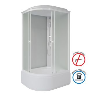 Душевая кабина Niagara Promo P120/80/40R/MT 120х80 см, правая