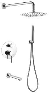 Душевая система ABBER Emotion хром AF8817