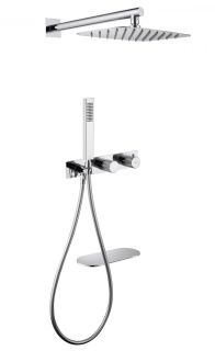 Душевая система ABBER Rund AF8750 с термостатом хром