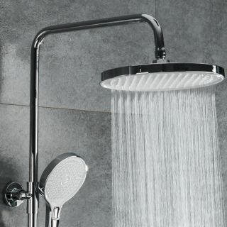 Душевая стойка Gappo G2403-48 белый/хром