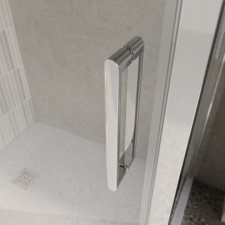 Душевой уголок BelBagno LUCE-AH-1-140/90-C-Cr хром