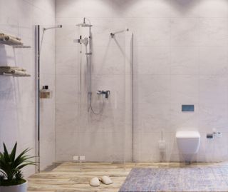 Душевой уголок Wasserkraft Aller 10H10LWHITE 120x100 левый