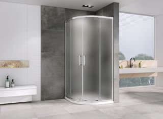 Душевой уголок ABBER Schwarzer Diamant AG01100M 100x100см хром