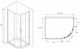 Душевой уголок ABBER Schwarzer Diamant AG01180 100x80см хром