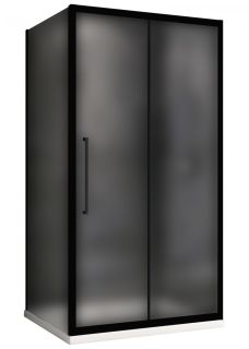 Душевой уголок ABBER Schwarzer Diamant AG30100BMH-S70BM 100x70см чёрный