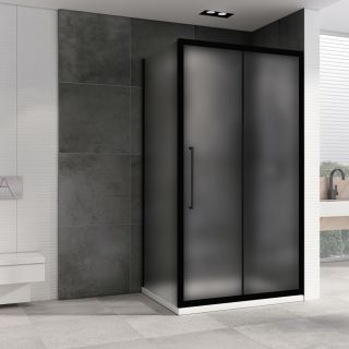 Душевой уголок ABBER Schwarzer Diamant AG30100BMH-S80BM 100x80см чёрный