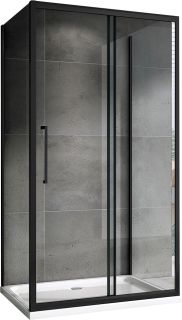 Душевой уголок ABBER Schwarzer Diamant 110x90см AG30110BH-S90B-S90B